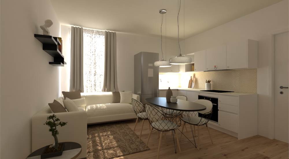 SOGGIORNO CON CUCINA A VISTA