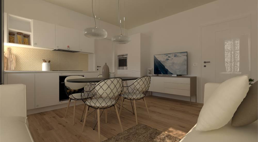 SOGGIORNO CON CUCINA A VISTA