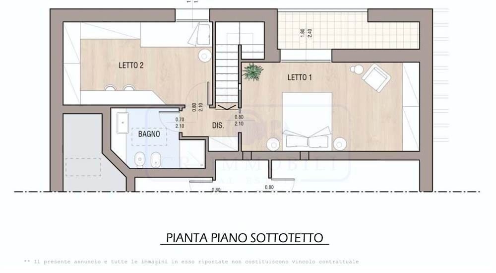 PLANIMETRIA PIANO SECONDO