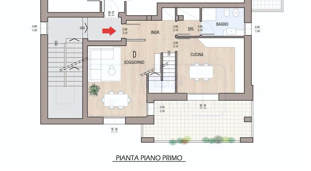 PLANIMETRIA PIANO PRIMO