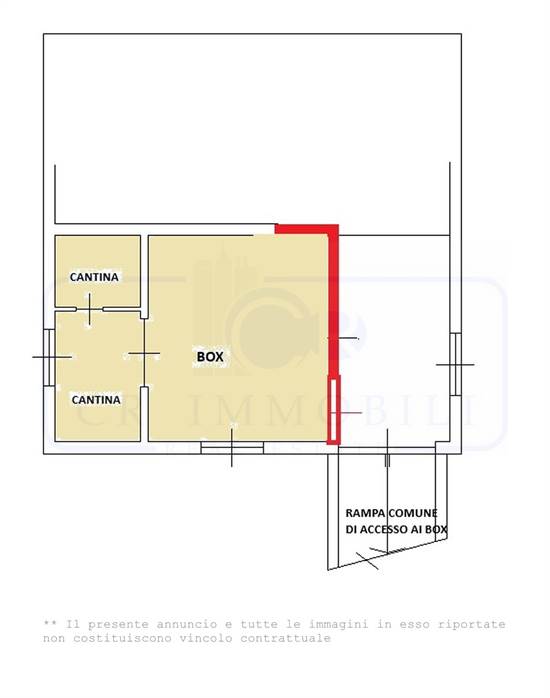 planimetria box e cantine